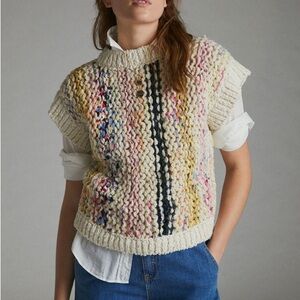 Anthropolgie Shania Chunky Sweater Tee